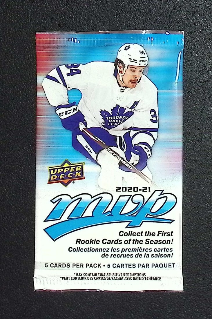 2020-21 Upper Deck MVP Hockey Card BLASTER BOX PACK Sports Cards (1 of 1)