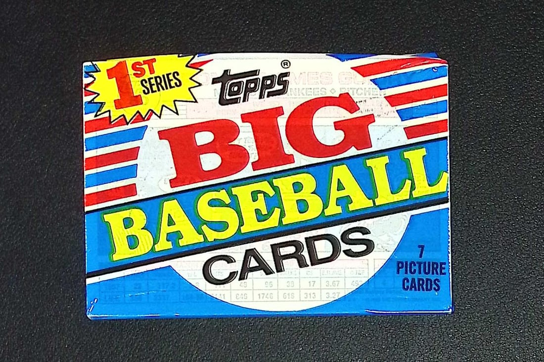 1988 Topps Vintage Big Baseball Cards Series 1 Retail Box Wax Pack, Sports Cards (1 of 1)
