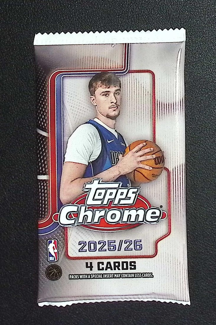 2025 Topps Chrome Basketball BLASTER BOX PACK - Cooper Flagg Rookie Card (1 of 1)