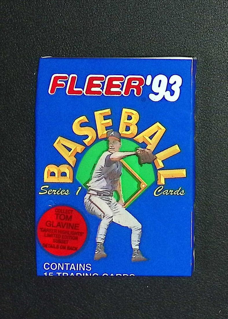 1993 Fleer Series 1 Baseball Vintage Baseball Card Retail Box Pack, MLB Trading Cards: Fleer Vintage Baseball MLB Trading & Sports Cards, World Series & Hall of Fame Players, Old Sports Cards for Sale Near Me, Valuable Auction Memorabilia Lots For Sale On Line, Tony Gwynn, Rickey Hender