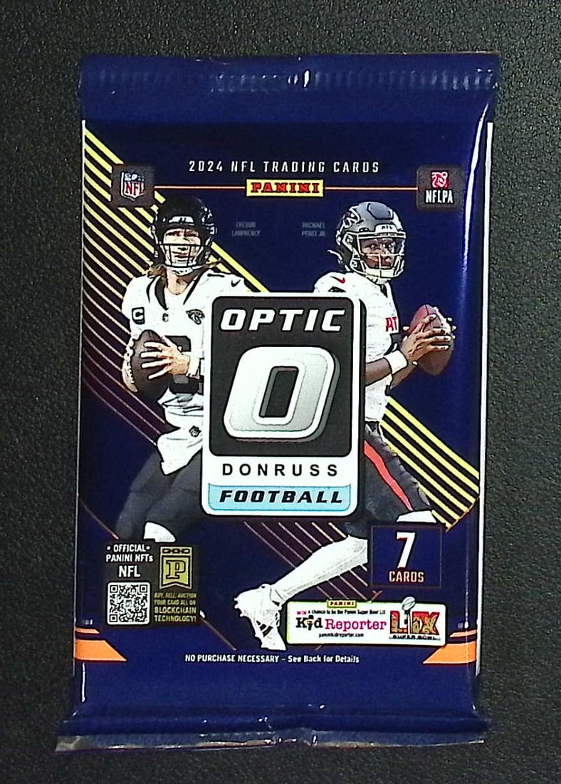 2024 Donruss Optic Football MEGA BOX PACK - Downtown, Uptown Inserts, Jayden Daniels Sports Card (1 of 1)