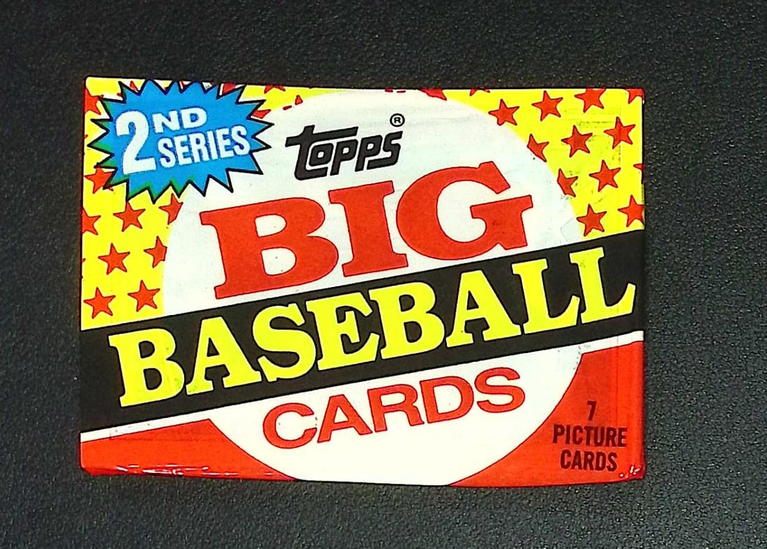 1989 Topps Big Baseball Series 2 Retail Box Wax Pack Vintage Baseball Cards: Topps Valuable Vintage MLB Rookie Baseball Trading Cards, Ken Griffey, Jr, Larry Walker RC, Rickey Henderson, Nolan Ryan, Bo Jackson, Dale Murphy, Sammy Sosa RC, Old Sports Cards for Sale Near Me, Wor