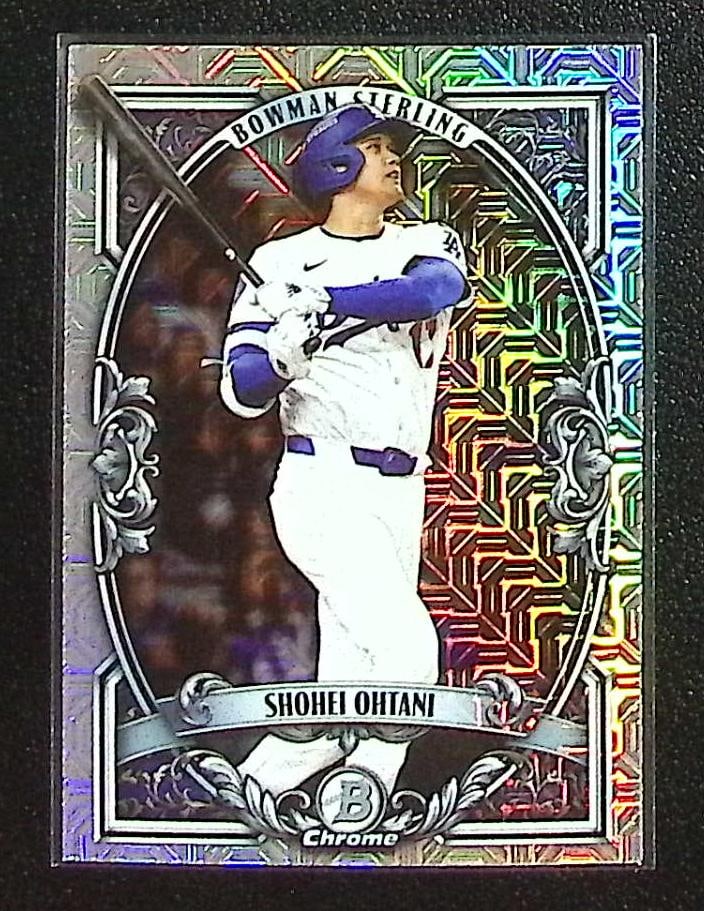 Shohei Ohtani Bowman Sterling Mojo Refractor 2026 Bowman Chrome #BST-6 Dodgers: Bowman Baseball MLB Trading & Sports Cards, Sports Cards for Sale Near Me, World Series & Hall of Fame Players, SP, SSP, Chrome, 1st Bowman, Auction Memorabilia Lots Sold On Line