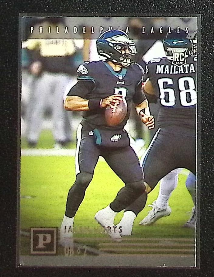 Jalen Hurts Rookie Card 2020 Panini Chronicles Panini #PA-5 Philadelphia Eagles (1 of 2)
