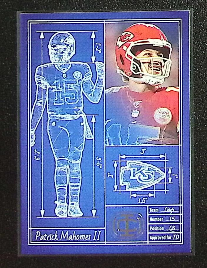 Patrick Mahomes Touchdown Architect 2025 Panini Icon Collection Mahomes #TA-8 Chiefs (1 of 2)