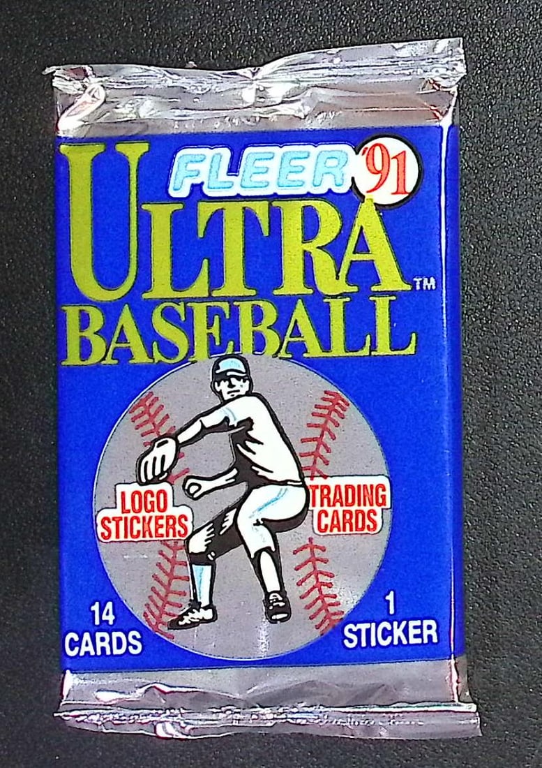 1991 Fleer Ultra Series 1 Baseball Cards Retail Box Pack Sports Cards MLB Trading Cards Rookie Cards: Fleer Vintage Baseball MLB Trading & Sports Cards, World Series & Hall of Fame Players, Old Sports Cards for Sale Near Me, Valuable Auction Memorabilia Lots For Sale On Line, Tony Gwynn, Rickey Hender
