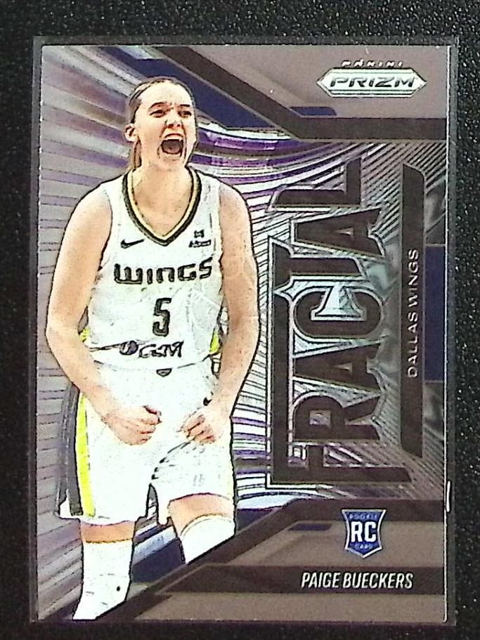 Paige Bueckers Rookie Card Fractal 2025 Panini WNBA Prizm #13 Dallas Wings, UConn (1 of 2)