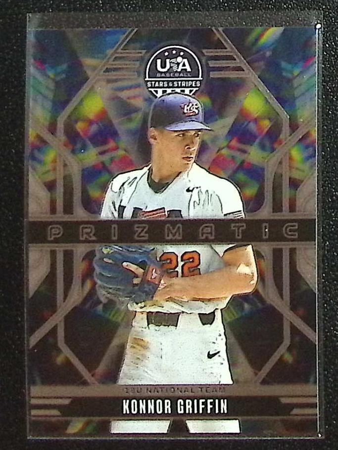Konnor Griffin Prizmatic 2026 Panini USA Baseball Stars & Stripes #13 Pittsburgh Pirates: Panini Baseball MLB Trading & Sports Cards, Sports Cards for Sale Near Me, Prizm, Mosaic, Select, SP, SSP, Auction Memorabilia Lots for Sale On Line, World Series & Hall of Fame Players