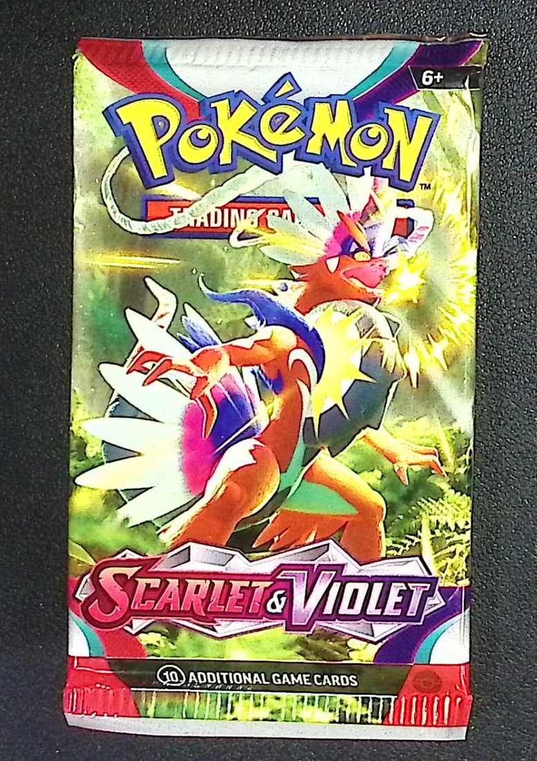 2023 Pokemon Scarlet & Violet 10 Card TCG Booster Pack, Charizard, Pikachu, Holo (1 of 1)