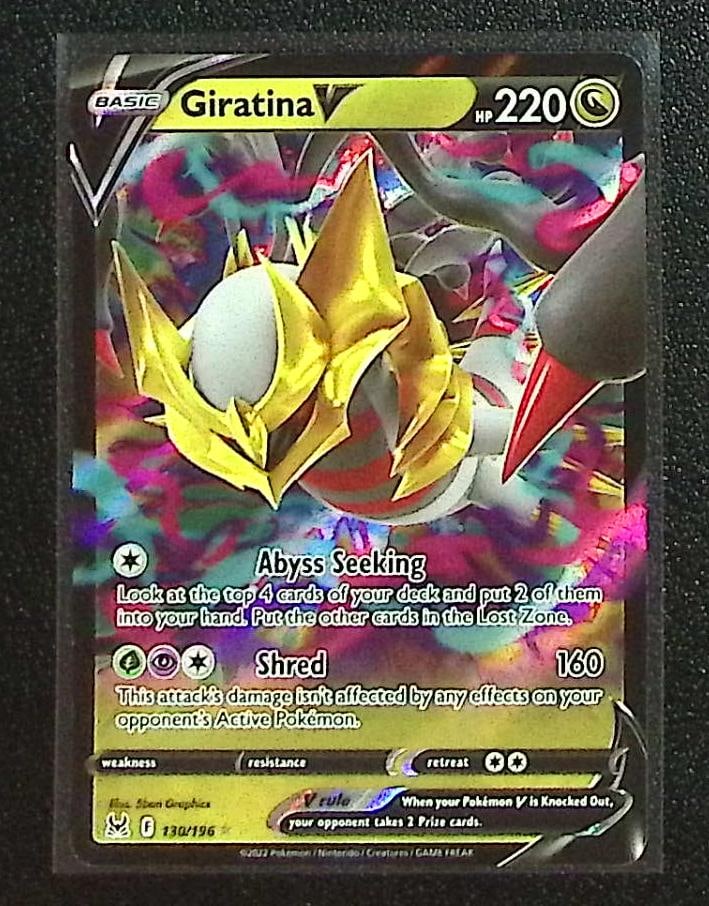 Pokemon Lost Origin Giratina V Ultra Rare #130 (1 of 2)