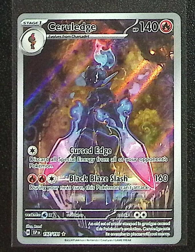 Pokemon Surging Sparks Ceruledge Illustration Rare #197 (1 of 2)