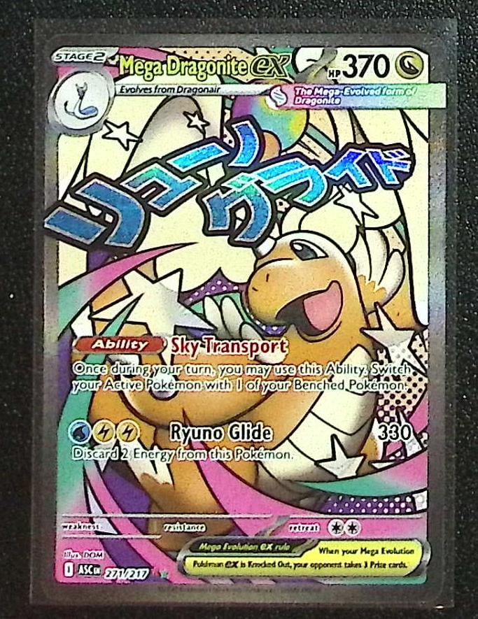 Pokemon Ascended Heroes Mega Dragonite Ex Mega Attack Rare #271 (1 of 2)
