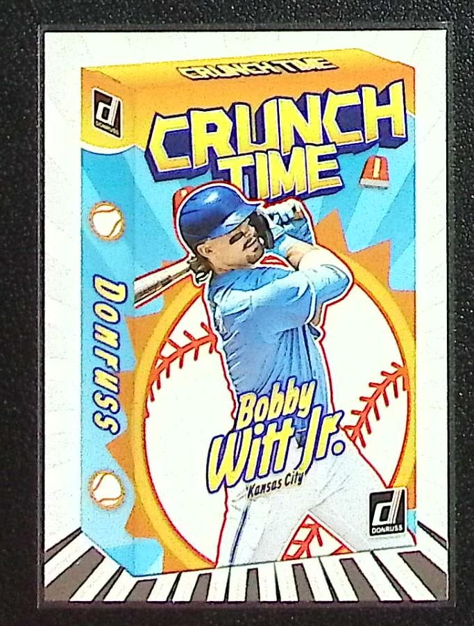 Bobby Witt Jr. Crunch Time 2026 Panini Donruss #3 Kansas City Royals (1 of 2)