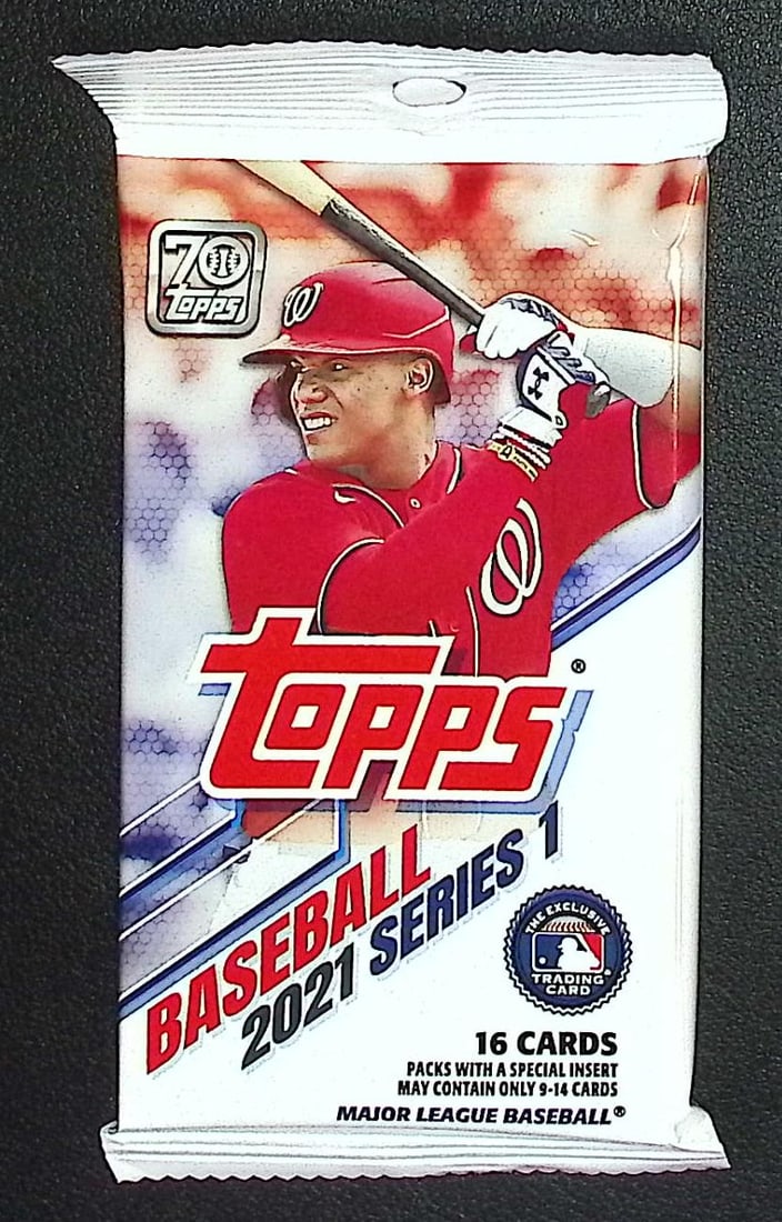 2021 Topps Series 1 HANGER PACK Sports Cards, MLB Trading Cards, Rookie Cards (1 of 1)
