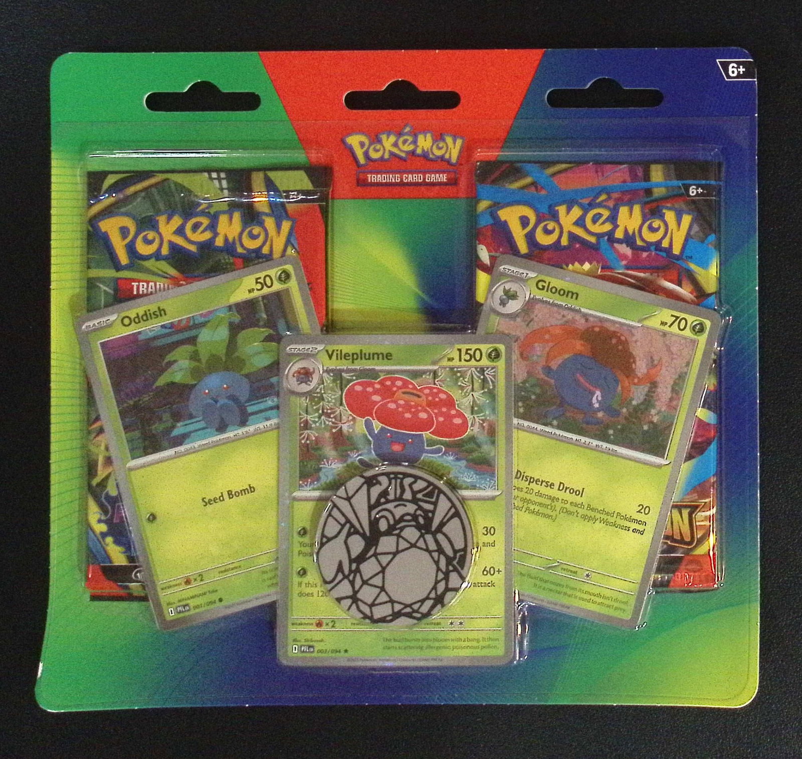 Pokemon Blister Booster Hanger: 1 - 2025 Pokemon Mega Evolutions & 1 - Phantasmal Flames (1 of 1)