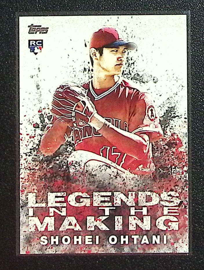 Shohei Ohtani Rookie Card Legends In The Making 2018 Topps #LITM-2 Angels: Topps Baseball MLB Trading & Sports Cards, Sports Cards for Sale Near Me, World Series & Hall of Fame Players Memorabilia, Refractors, X-Fractors, Numbered, SP, SSP, Valuable Auction Memorabilia Lots