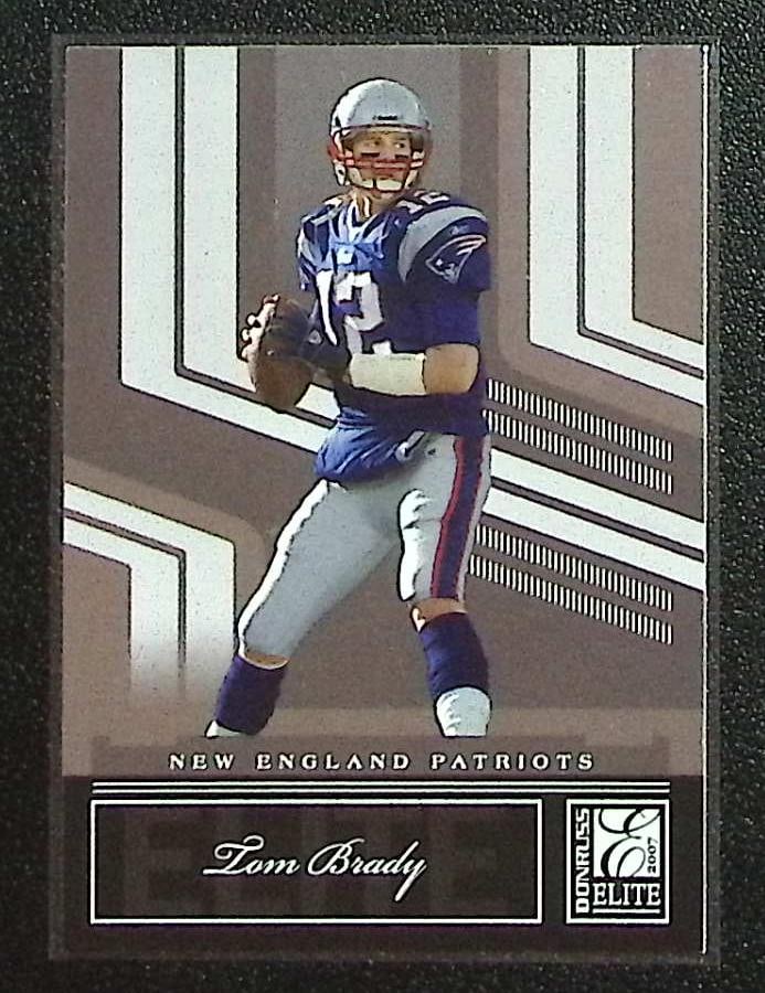 Tom Brady 2007 Donruss Elite #58 New England Patriots (1 of 2)