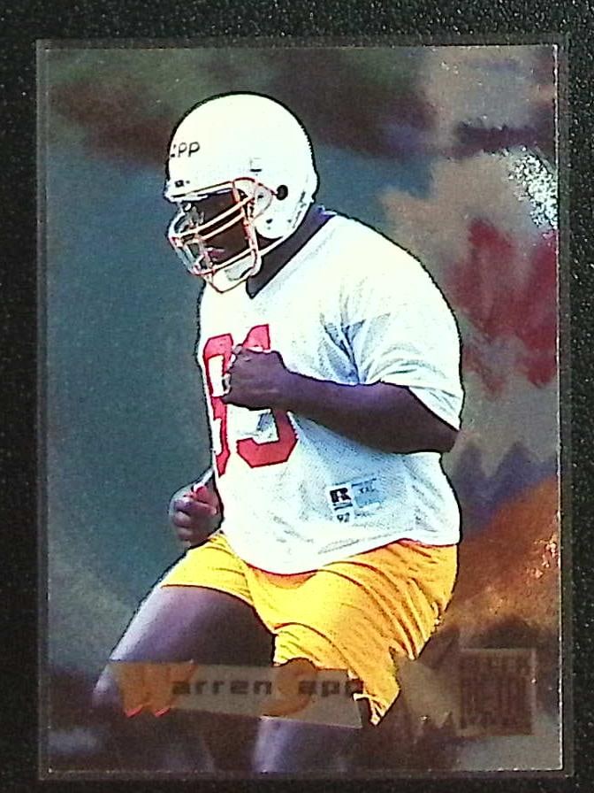 Warren Sapp Rookie Card 1995 Fleer Metal #191 Tampa Bay Buccaneers: Fleer Football NFL Trading Cards, Old Sports Cards for Sale Near Me, Hall of Fame & Super Bowl Player Cards, Auction Memorabilia Lots for Sale on Line