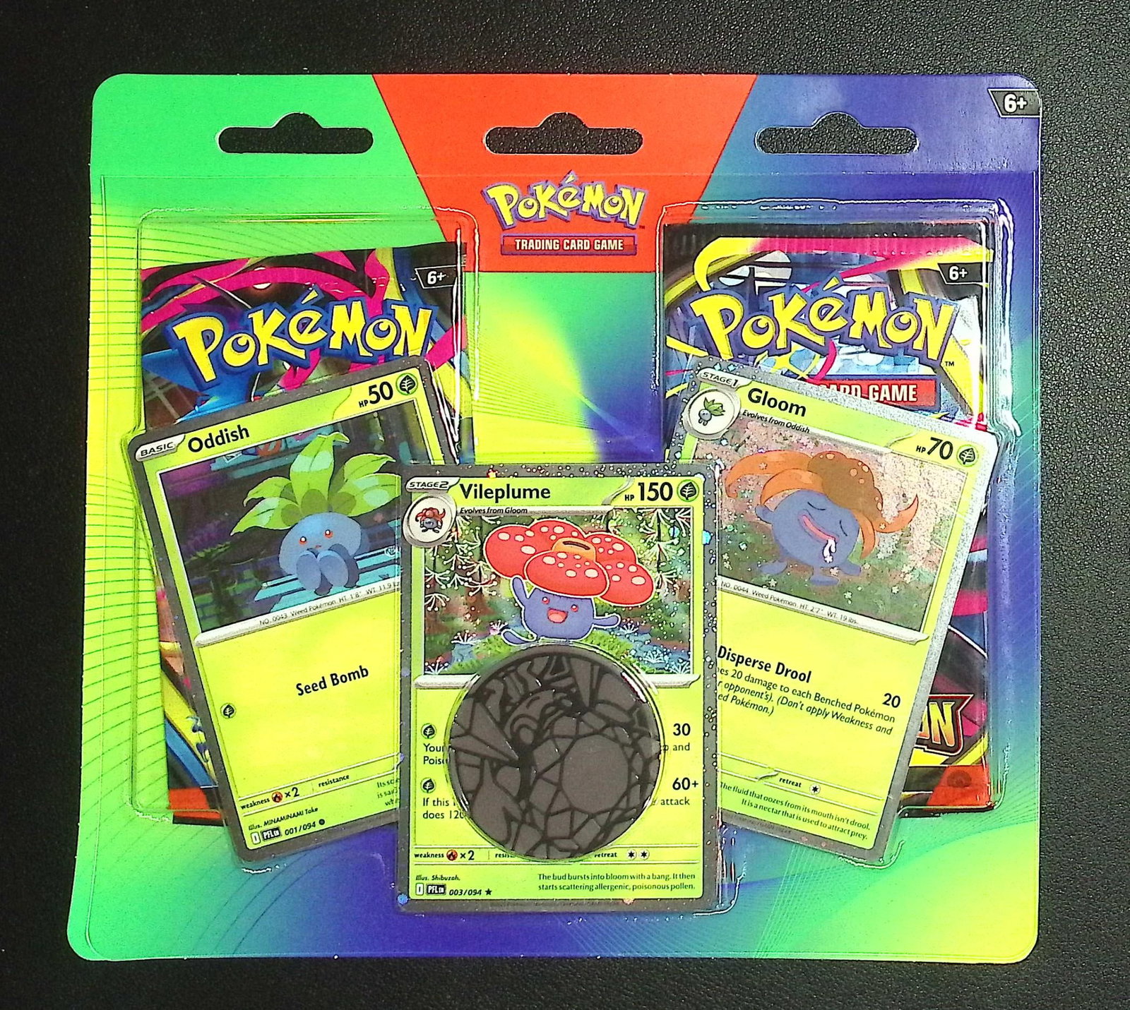 Pokemon Blister Booster Hanger: 1 - 2025 Pokemon Mega Evolutions & 1 - Phantasmal Flames (1 of 1)