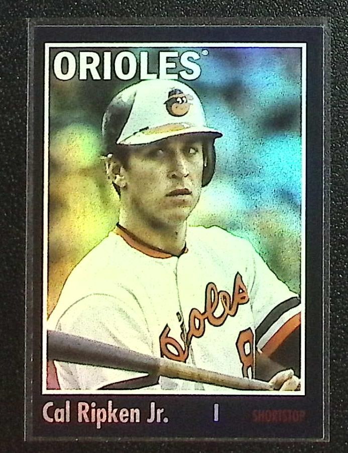 Cal Ripken Jr. Black Foilboard 2024 Topps Archives #106 Baltimore Orioles (1 of 2)
