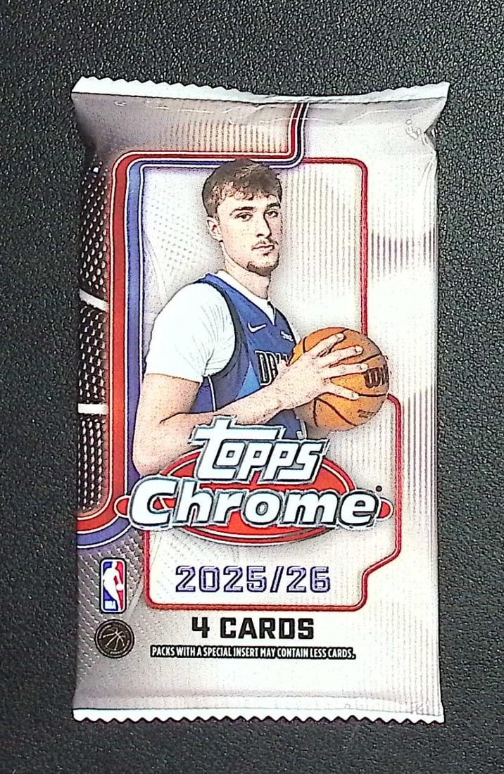 2025 Topps Chrome Basketball BLASTER BOX PACK - Cooper Flagg Rookie Card: Topps Chrome Basketball NBA Trading & Sports Cards, Victor Wembanyama, Brandon Miller, Amen Thompson, Scoot Henderson, Ausar Thompson, Autographs, Signatures, Green Topps Logo Refractor, Auction Lots 