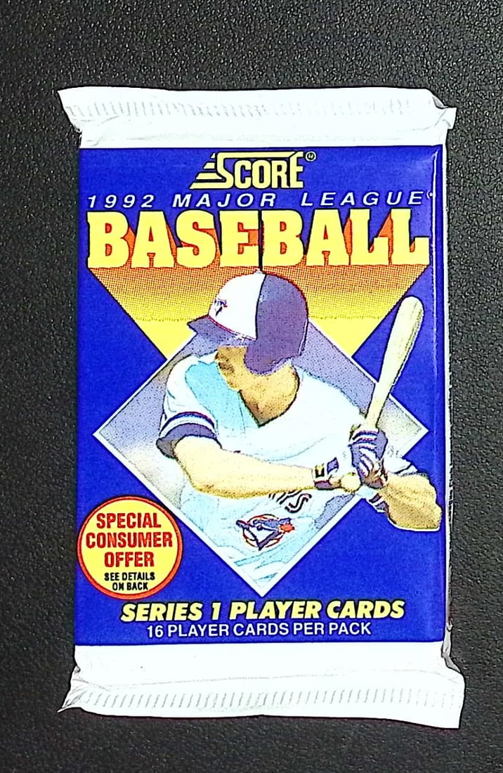 1992 Score Series 1 Vintage Baseball Cards Retail Box Pack, Sports Cards (1 of 1)