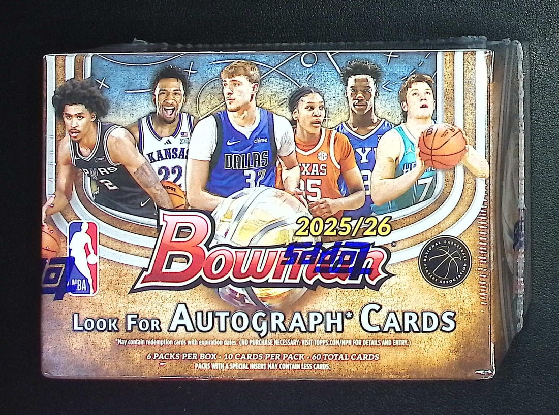 2025-26 Bowman Basketball Blaster Box - Cooper Flagg & Kon Knueppel Rookie Cards: Bowman Basketball NBA Trading & Sports Cards, Sports Cards for Sale Near Me, Champion and Hall of Fame Players, Auction Lots for Sale On Line