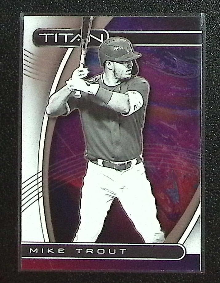 Mike Trout 2021 Panini Chronicles Titan #16 Los Angeles Angeles (1 of 2)