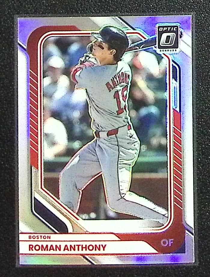 Roman Anthony Holo Prizm 2026 Donruss Optic #61 Boston Red Sox (1 of 2)
