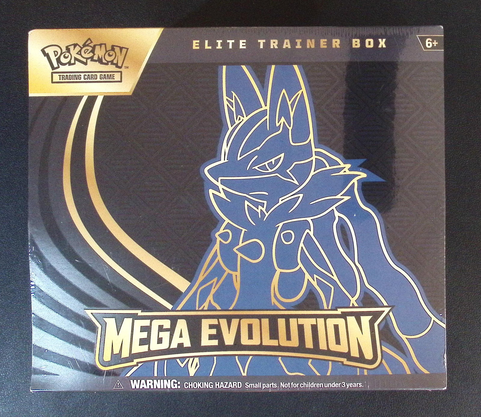 Pokemon Mega Evolution Elite Trainer Box ETB: 9 Booster Packs, 1 Full Art Foil Promo Riolu Card: Pokemon Trading Card Game Cards, Charizard, Pikachu, Mewto, EX, Referse Holo, Holo Rare Cards, Secret Rare Cards, Full Art Cards, Evee, 3 Stars Ultra Rare Cards, Double Rare, Illustration Rare, Specia