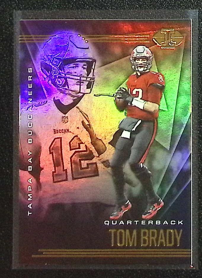 Tom Brady 2020 Panini Illusions Hobby Gold Thick Stock #1 Tampa Bay Buccaneers (1 of 2)