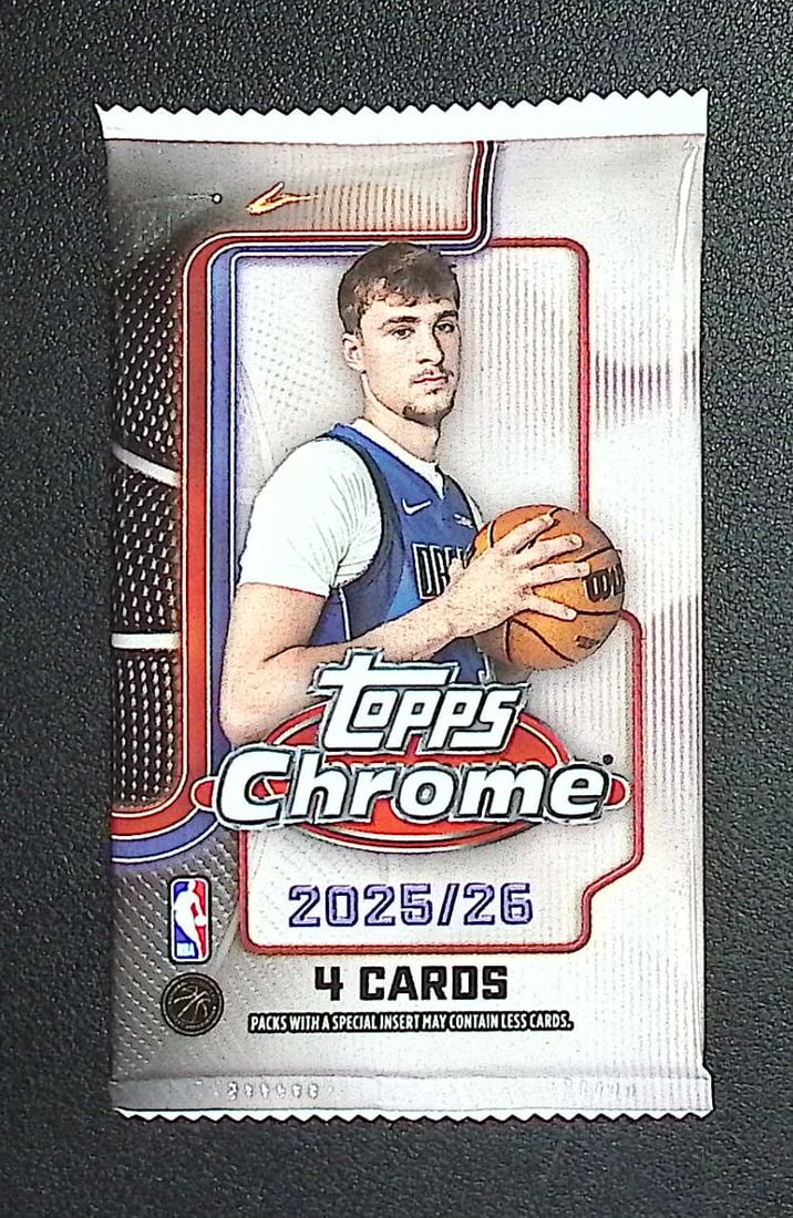 2025 Topps Chrome Basketball BLASTER BOX PACK - Cooper Flagg Rookie Card (1 of 1)