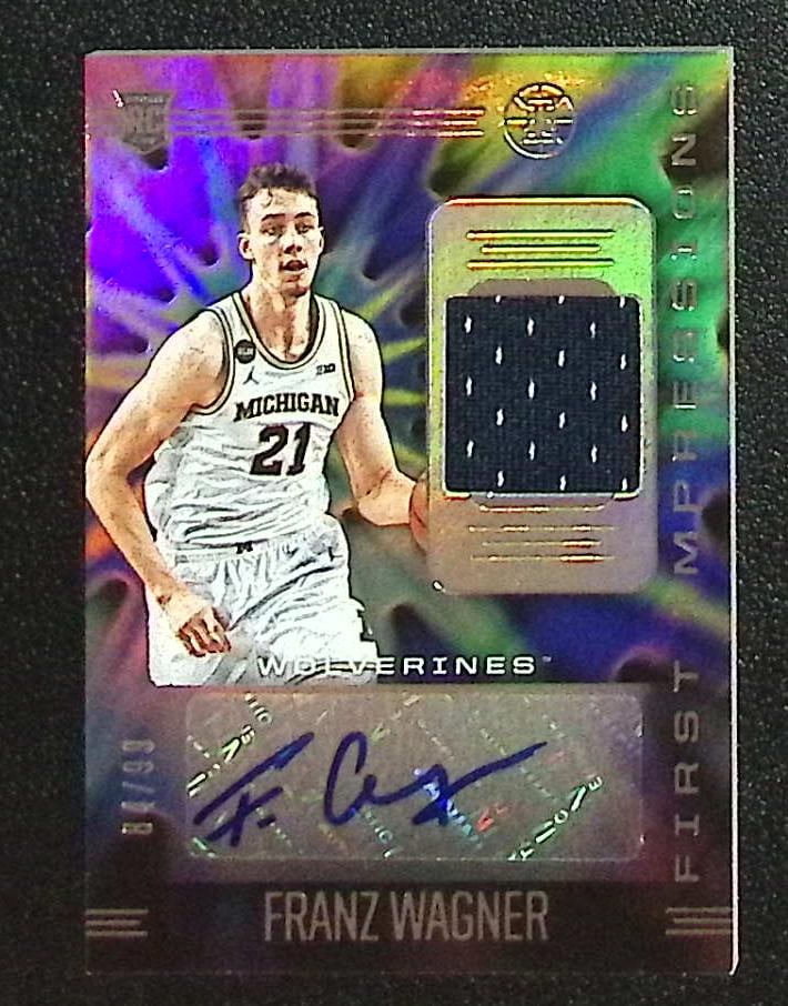 Franz Wagner Rookie Patch Auto /99 2021 Chronicles Illusions Draft Picks #FI-FWA (1 of 2)