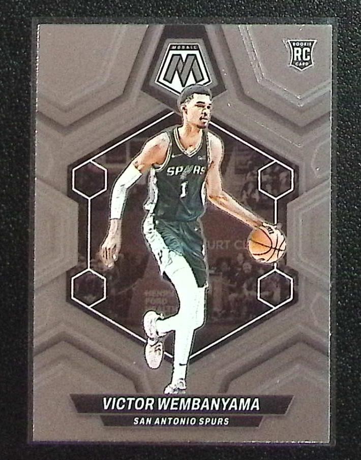 Victor Wembanyama Rookie Card 2023-24 Panini Mosaic #238 San Antonio Spurs (1 of 2)