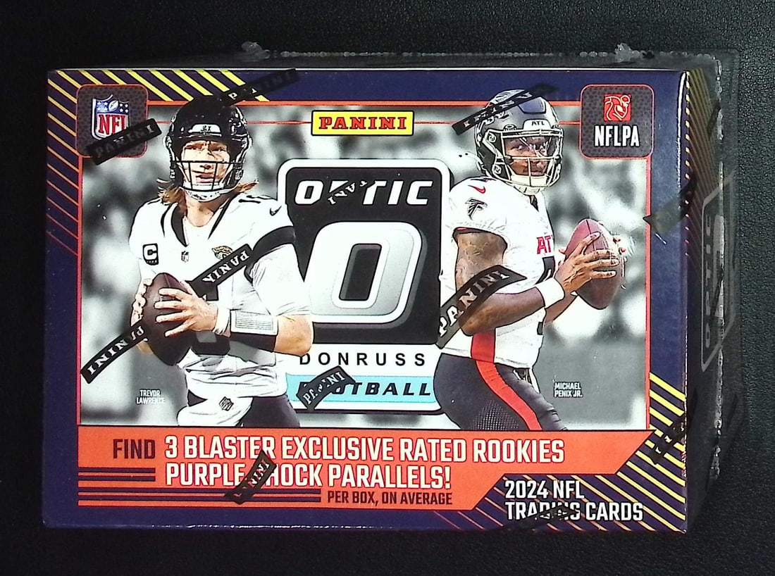 2024 Donruss Optic Football BLASTER BOX - Downtown, Uptown Inserts, Jayden Daniels Sports Card (1 of 1)