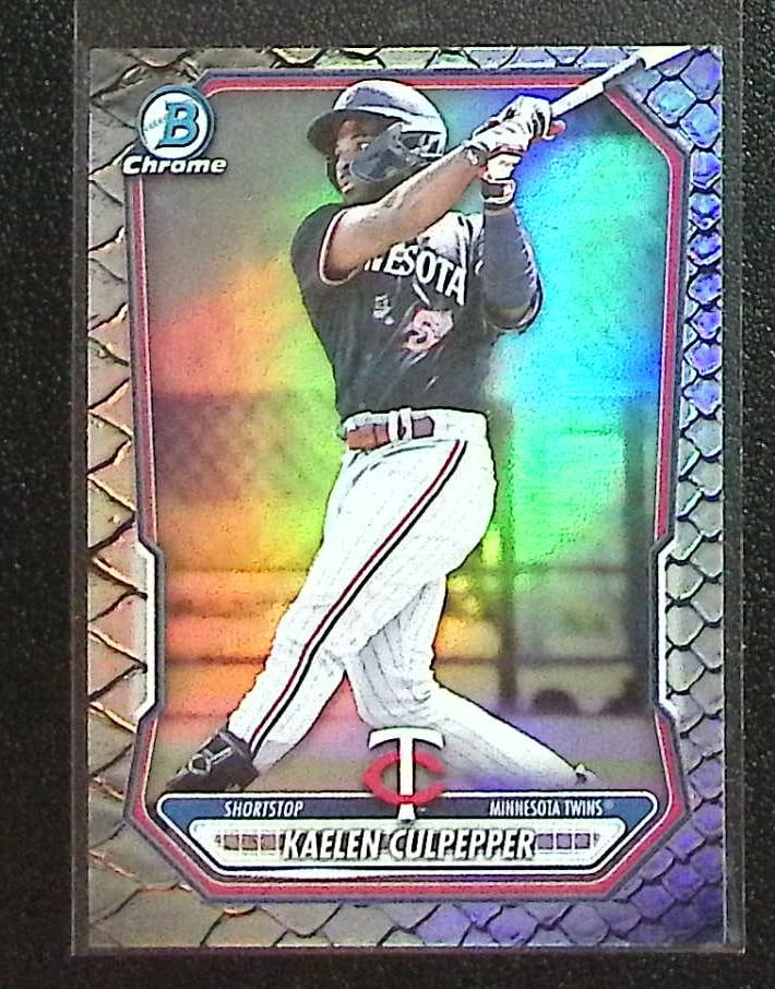 Kaelen Culpepper 1st Bowman Reptilian Refractor 2026 Bowman Chrome #BCP-143 Twins (1 of 2)