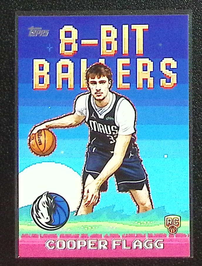 Cooper Flagg Rookie Card 8-Bit Ballers 2025-26 Topps #8B-31 Dallas Mavericks: Topps Basketball NBA Trading & Sports Cards, Sports Cards for Sale Near Me, Chrome, Refractor, SP, SSP, Valuable Auction Memorabilia Lots Sold On Line, NBA Championship & Hall of Fame Player Cards