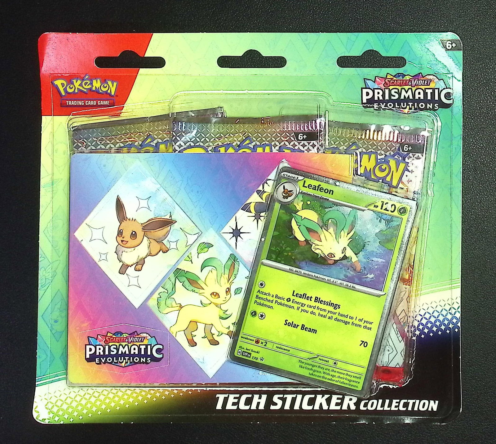 2025 Pokemon Scarlet & Violet Prismatic Evolutions Tech Sticker Collection Blister Packs (1 of 1)