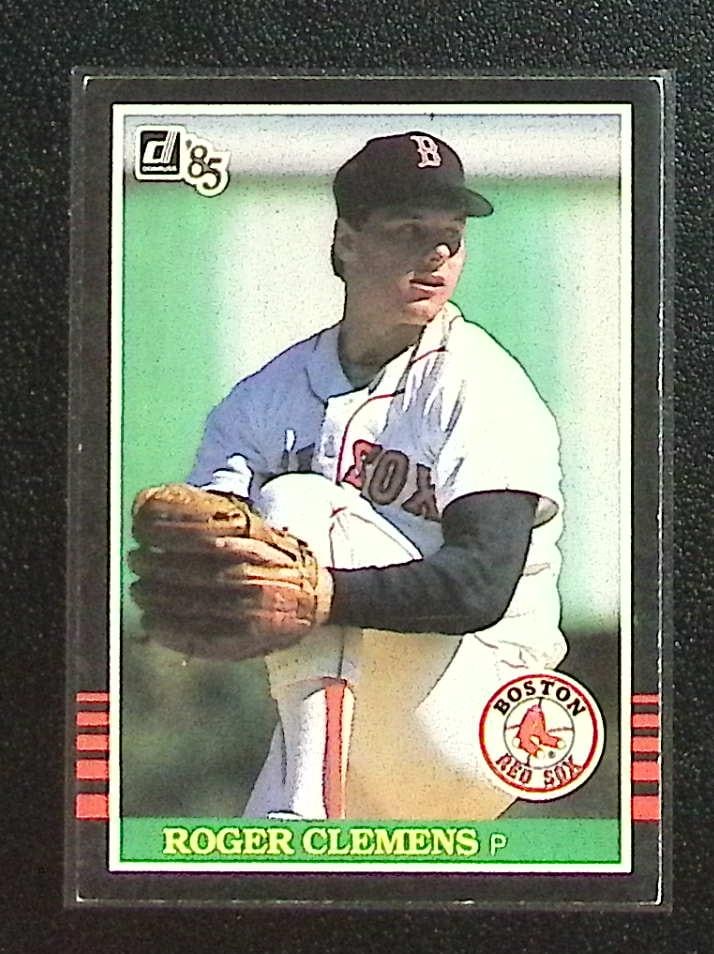 Roger Clemens Rookie Card 1985 Donruss #273 Boston Red Sox (1 of 2)