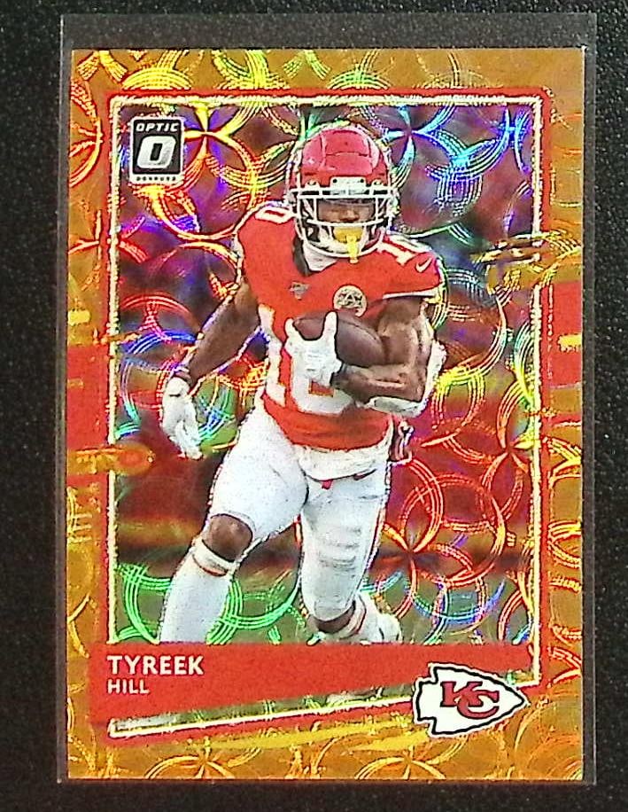 Tyreek Hill Orange Scope Prizm /79 2020 Donruss Optic #2 Kansas City Chiefs (1 of 2)