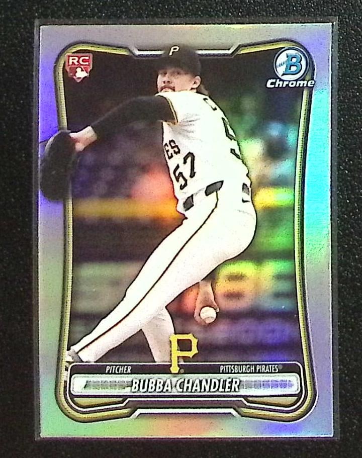 Bubba Chandler Red Rookie Logo 2026 Bowman Chrome #83 Pittsburgh Pirates (1 of 2)
