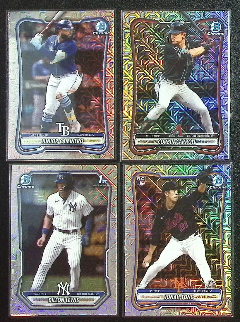 Lot of 4 2026 Bowman Chrome MLB Mojo Refractors. All Different, See Pictures (1 of 2)
