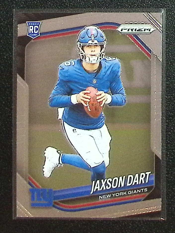 Jaxson Dart Rookie Card 2025 Panini Prizm #332 New York Giants (1 of 2)