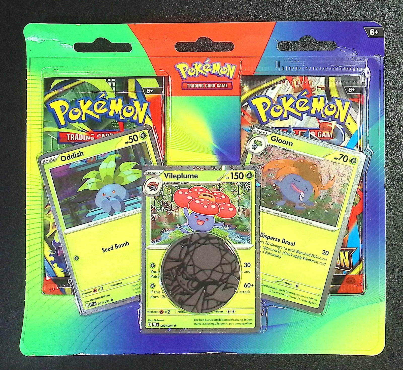 Pokemon Blister Booster Hanger: 1 - 2025 Pokemon Mega Evolutions & 1 - Phantasmal Flames (1 of 1)