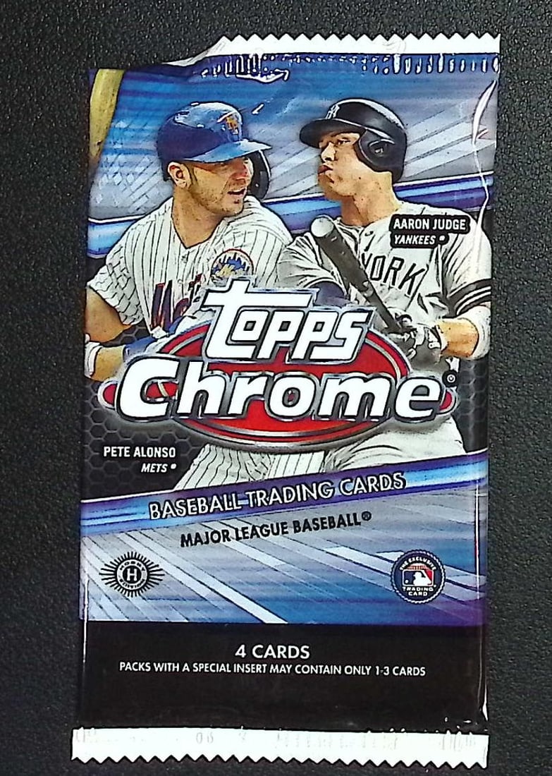 2020 Topps Chrome Baseball Card HOBBY BOX PACK Sports Cards MLB Trading Cards (1 of 1)
