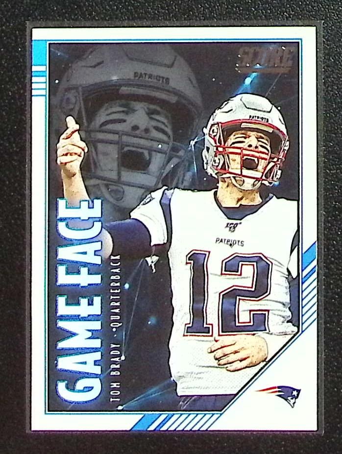Tom Brady Game Face 2020 Panini Score #GF-TB New England Patriots (1 of 2)