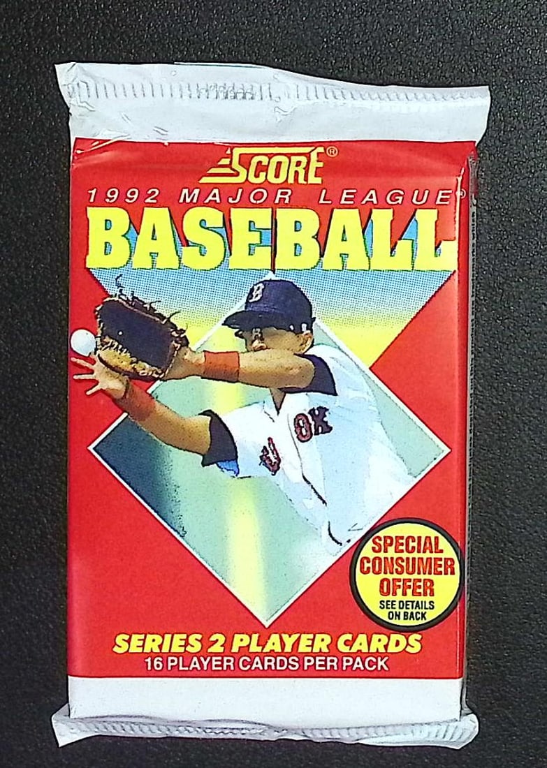 1992 Score Series 2 Vintage Baseball Cards Retail Box Pack, Sports Cards (1 of 1)