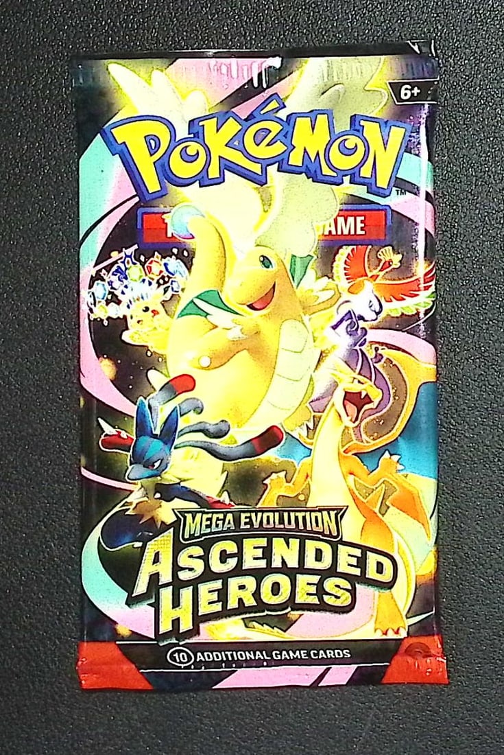 2025 Pokemon Ascended Heroes Card Booster Pack Charizard Newest Pokemon Set (1 of 1)