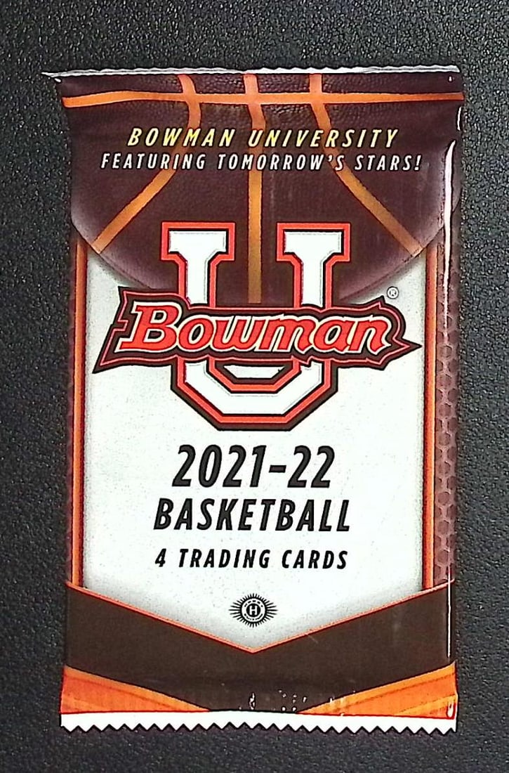 2021-'22 Bowman U Basketball Hobby Box Pack: Bowman Basketball NBA Trading & Sports Cards, Sports Cards for Sale Near Me, Champion and Hall of Fame Players, Auction Lots for Sale On Line