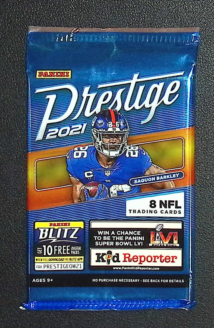 2021 Panini Prestige Football BLASTER BOX PACK: Panini Rookie Football NFL Trading & Sports Cards, Rookie Cards in This Set are Jayden Daniels, Bo Nix, Drake Maye, Marvin Harrison, Jr, JJ McCarthy, Football & Sports Cards for Sale Near Me, Silver, 